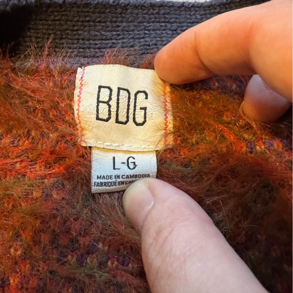 BDG Multicolor Textured Sweater - Picture 3 of 5